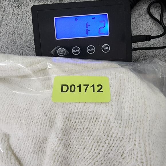 Cable & Gauge Cardigan Womens M Cream Hooded Open Front Long Sleeve Knit Pockets - Picture 9 of 9